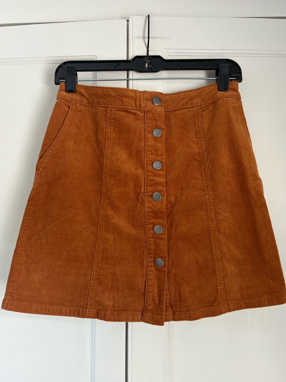 Maurice’s Corduroy Button Front Mini Skirt